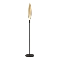 Stojací lampa NORDIC 1xG9/5W/230V černá/kouřová béžová