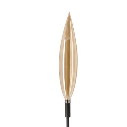 Stojací lampa NORDIC 1xG9/5W/230V černá/kouřová béžová