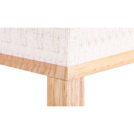 Stojací lampa s poličkami 1xE27/60W/230V bílá/hnědá