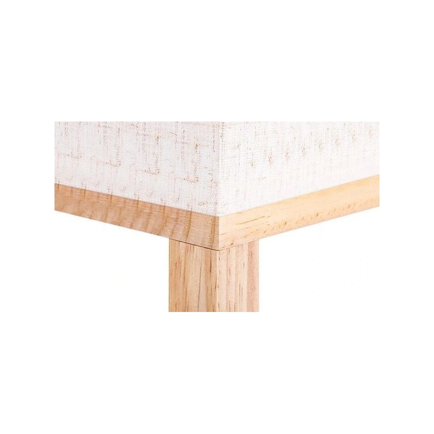 Stojací lampa s poličkami 1xE27/60W/230V bílá/hnědá