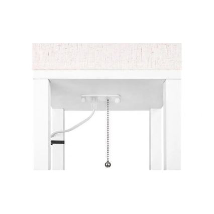 Stojací lampa s poličkami 1xE27/60W/230V bílá