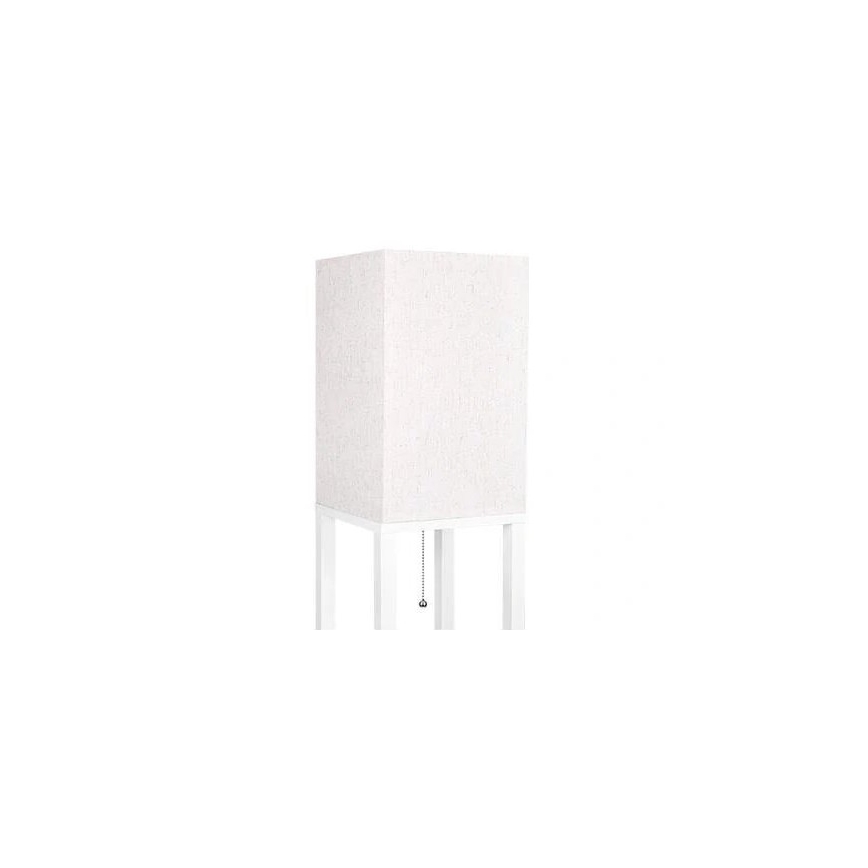Stojací lampa s poličkami 1xE27/60W/230V bílá