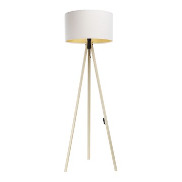 Stojací lampa STANDART 1xE27/60W/230V bílá/béžová