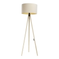 Stojací lampa STANDART 1xE27/60W/230V krémová/béžová