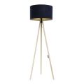 Stojací lampa STANDART 1xE27/60W/230V modrá/béžová