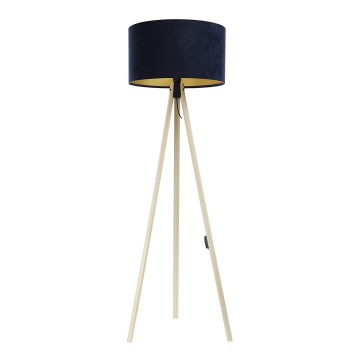 Stojací lampa STANDART 1xE27/60W/230V modrá/béžová