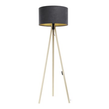 Stojací lampa STANDART 1xE27/60W/230V šedá/béžová