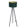 Stojací lampa STANDART 1xE27/60W/230V zelená/černá