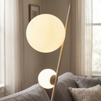 Stojací lampa TATU 2xG9/8W/230V béžová