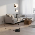 Stojací lampa TATU 2xG9/8W/230V černá