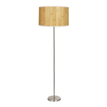 Stojací lampa TIMBER 1xE27/60W/230V béžová/matný chrom