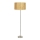 Stojací lampa TIMBER 1xE27/60W/230V béžová/matný chrom