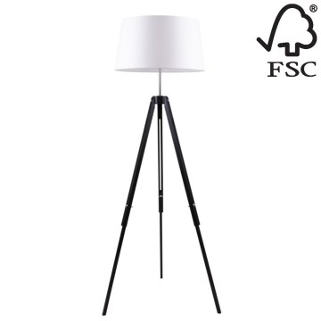 Stojací lampa TRIPOD 1xE27/60W/230V buk – FSC certifikováno