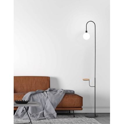 Stojací lampa VANITY 1xG9/40W/230V černá