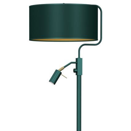 Stojací lampa VERDE 1xE27/60W/230V + 1xGU10-MR11/7W zelená