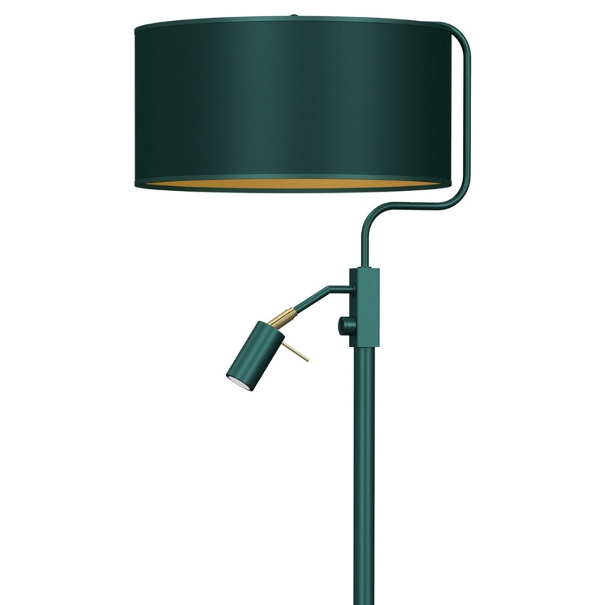 Stojací lampa VERDE 1xE27/60W/230V + 1xGU10-MR11/7W zelená