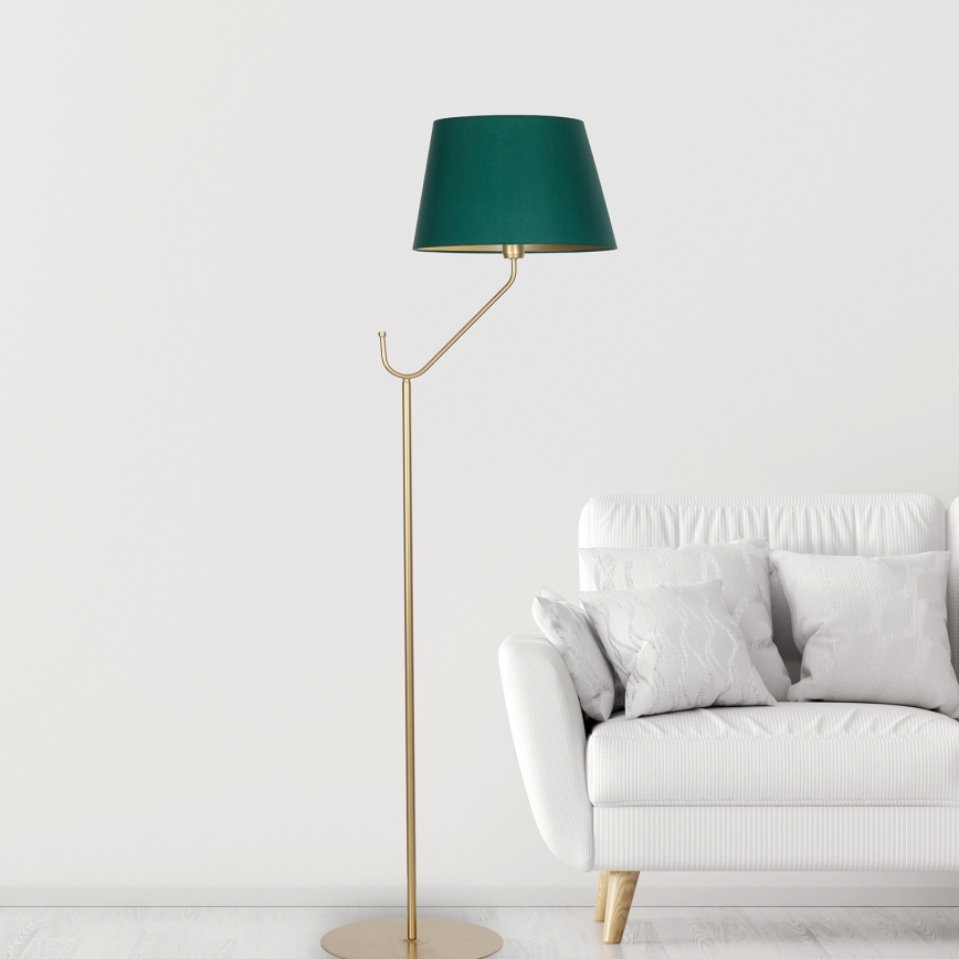 Stojací lampa VICTORIA 1xE27/60W/230V zelená