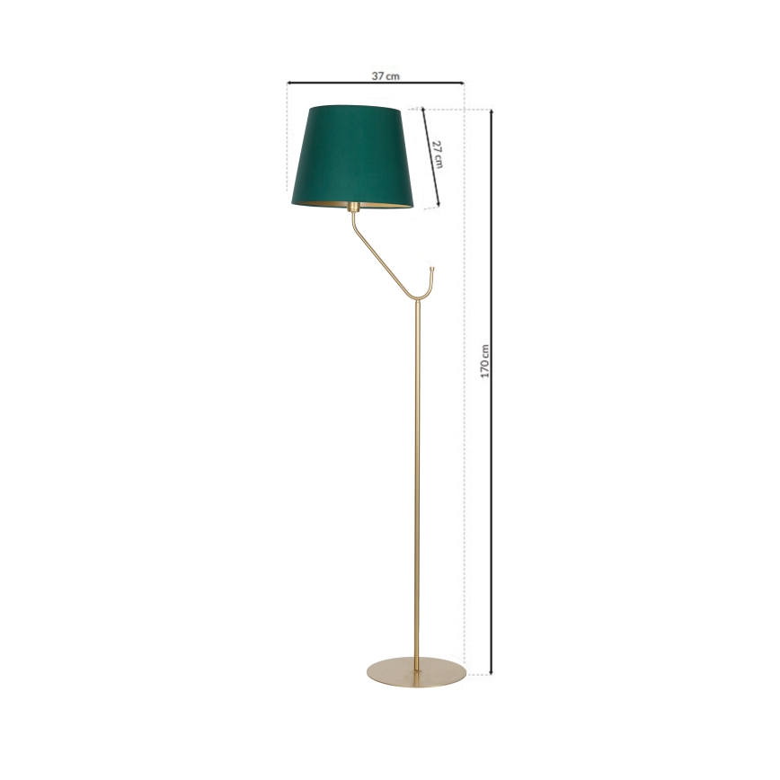 Stojací lampa VICTORIA 1xE27/60W/230V zelená