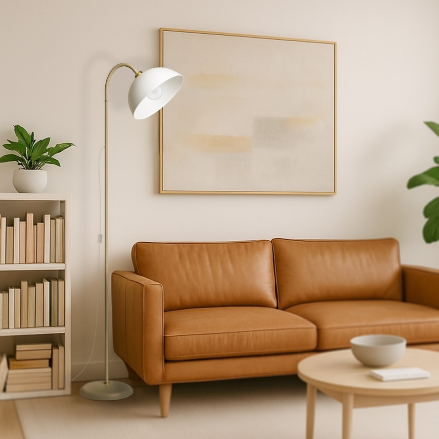 Stojací lampa ZACK 1xE27/15W/230V béžová