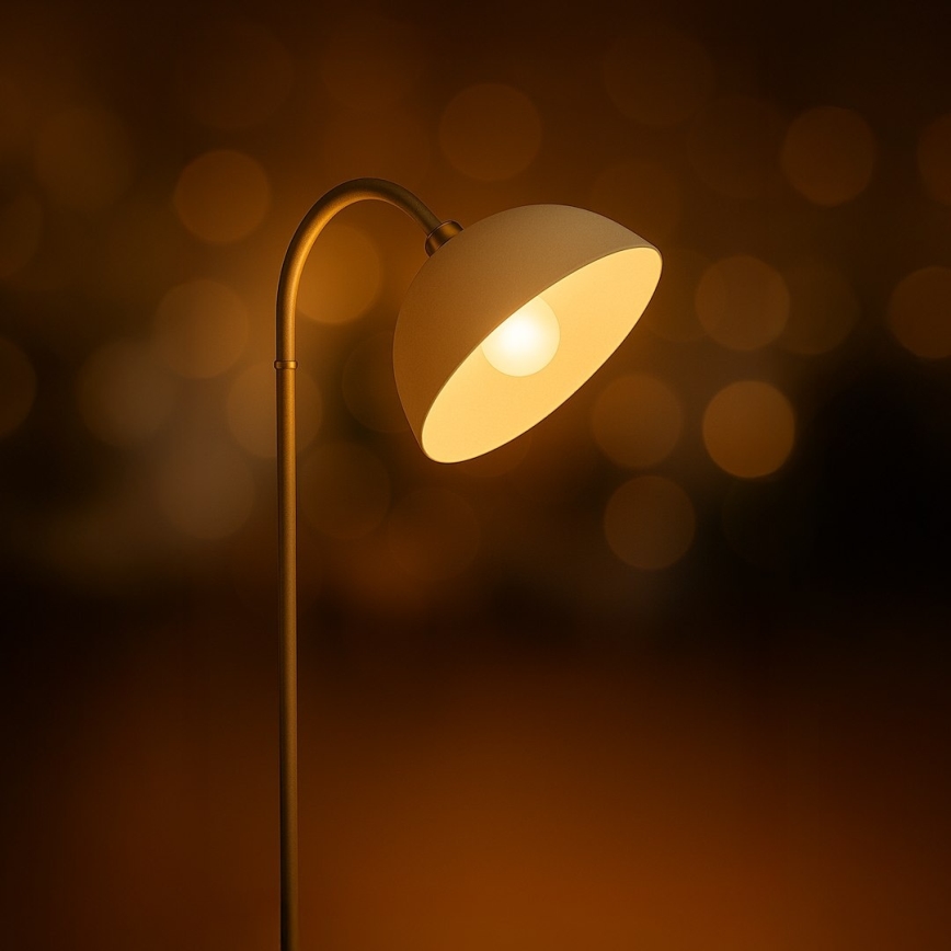 Stojací lampa ZACK 1xE27/60W/230V béžová