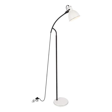 Stojací lampa ZUMBA 1xE27/40W/230V bílá/černá