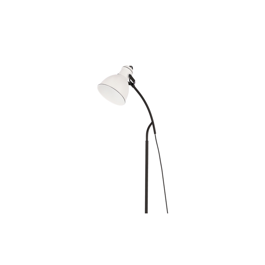 Stojací lampa ZUMBA 1xE27/40W/230V bílá/černá