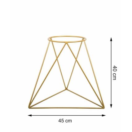 Stojan na květináč TRIANGL 40x45 cm zlatá