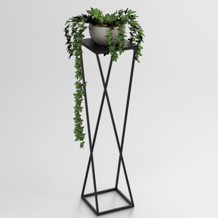 Stojan na květiny 100x24 cm černá