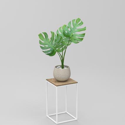 Stojan na květiny 40x24 cm bílá