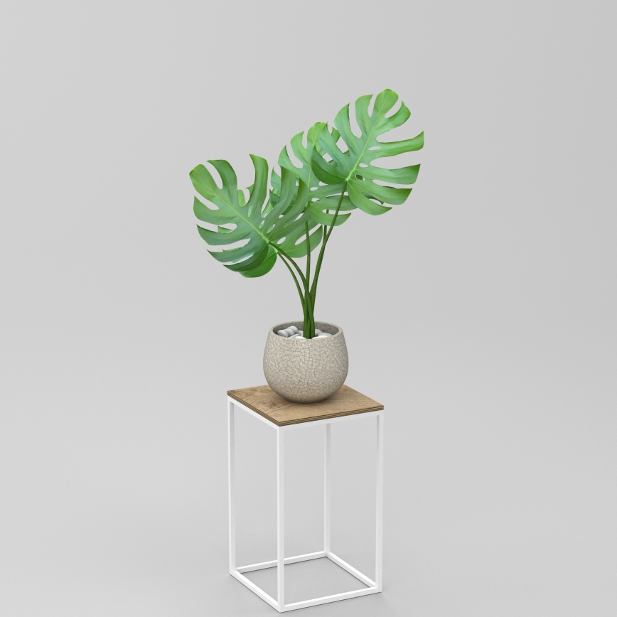 Stojan na květiny 40x24 cm bílá