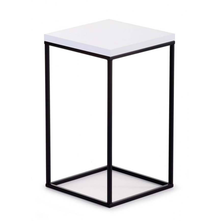 Stojan na květiny BASICLOFT 40x24 bílá/černá