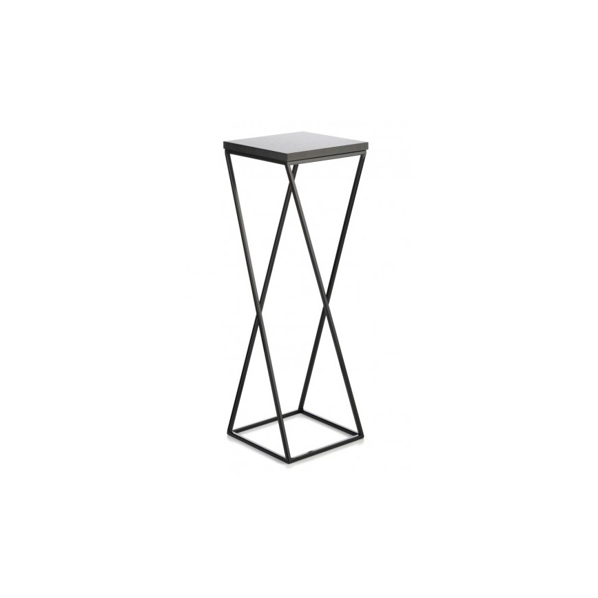 Stojan na květiny LOFT 70x24 cm černá