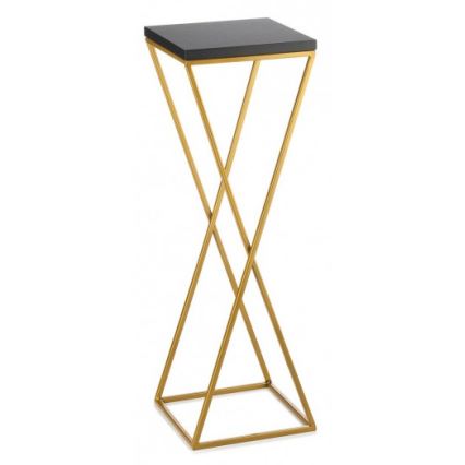 Stojan na květiny LOFT 70x24 cm zlatá/černá