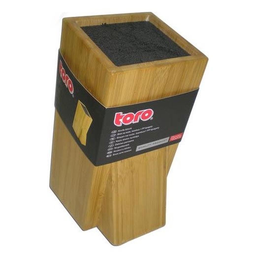 Stojan na nože s flexi vložkou 23,8x11 cm bambus