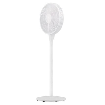 Stojanový ventilátor 25W/230V 130 cm bílá + dálkové ovládání