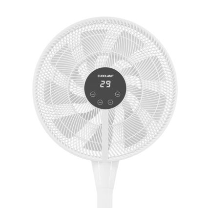 Stojanový ventilátor 25W/230V 130 cm bílá + dálkové ovládání