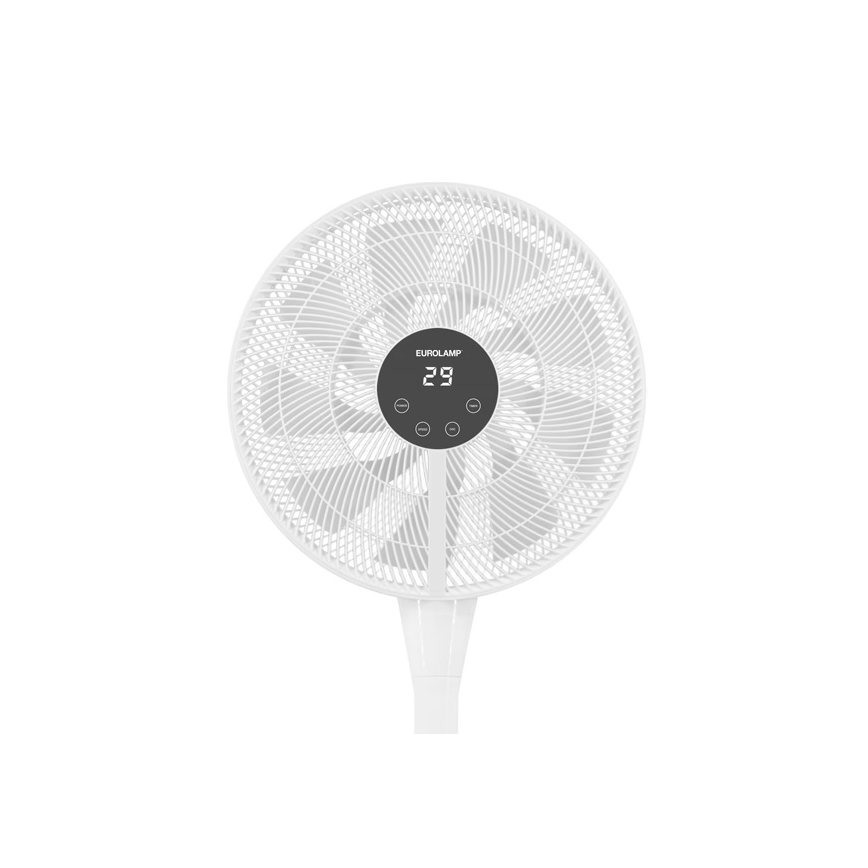 Stojanový ventilátor 25W/230V 130 cm bílá + dálkové ovládání