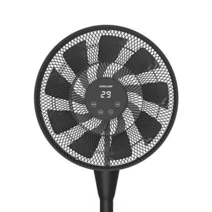 Stojanový ventilátor 25W/230V 130 cm černá + dálkové ovládání