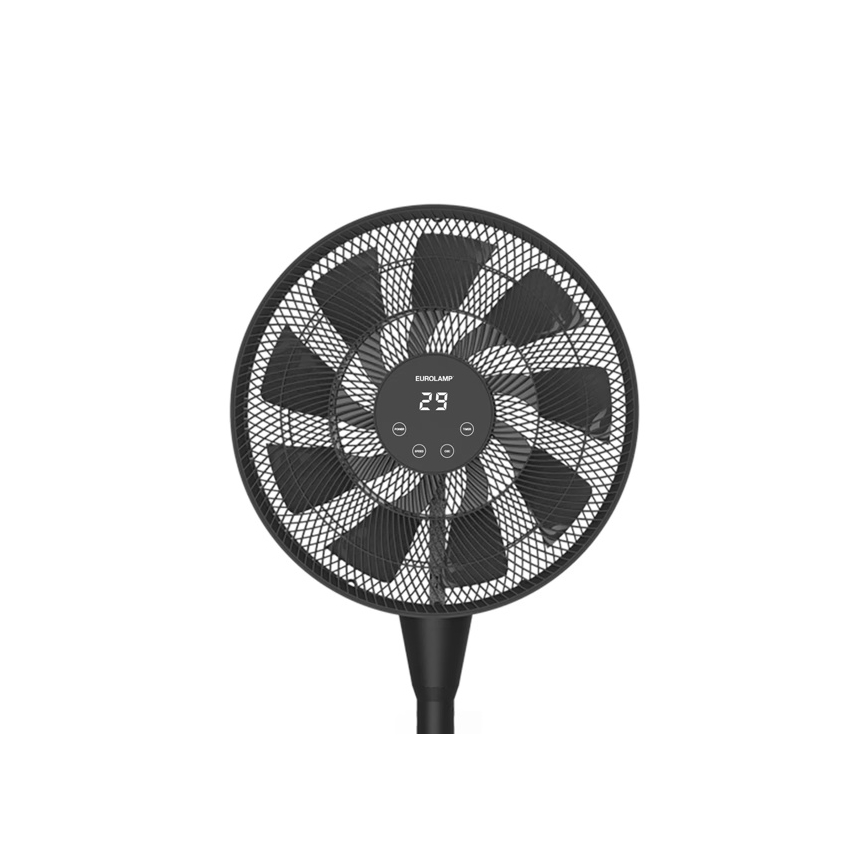 Stojanový ventilátor 25W/230V 130 cm černá + dálkové ovládání