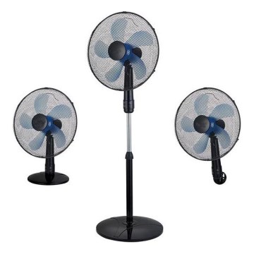 Stojanový ventilátor 3v1 50W/230V pr. 40 cm černá