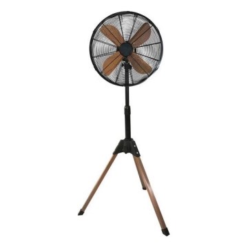 Stojanový ventilátor 60W/230V pr. 40 cm černá/měděná