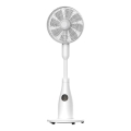Stojanový ventilátor s mlhovým efektem 50W/230V 126 cm bílá + dálkové ovládání