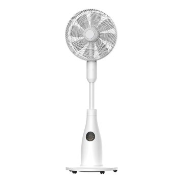 Stojanový ventilátor s mlhovým efektem 50W/230V 126 cm bílá + dálkové ovládání