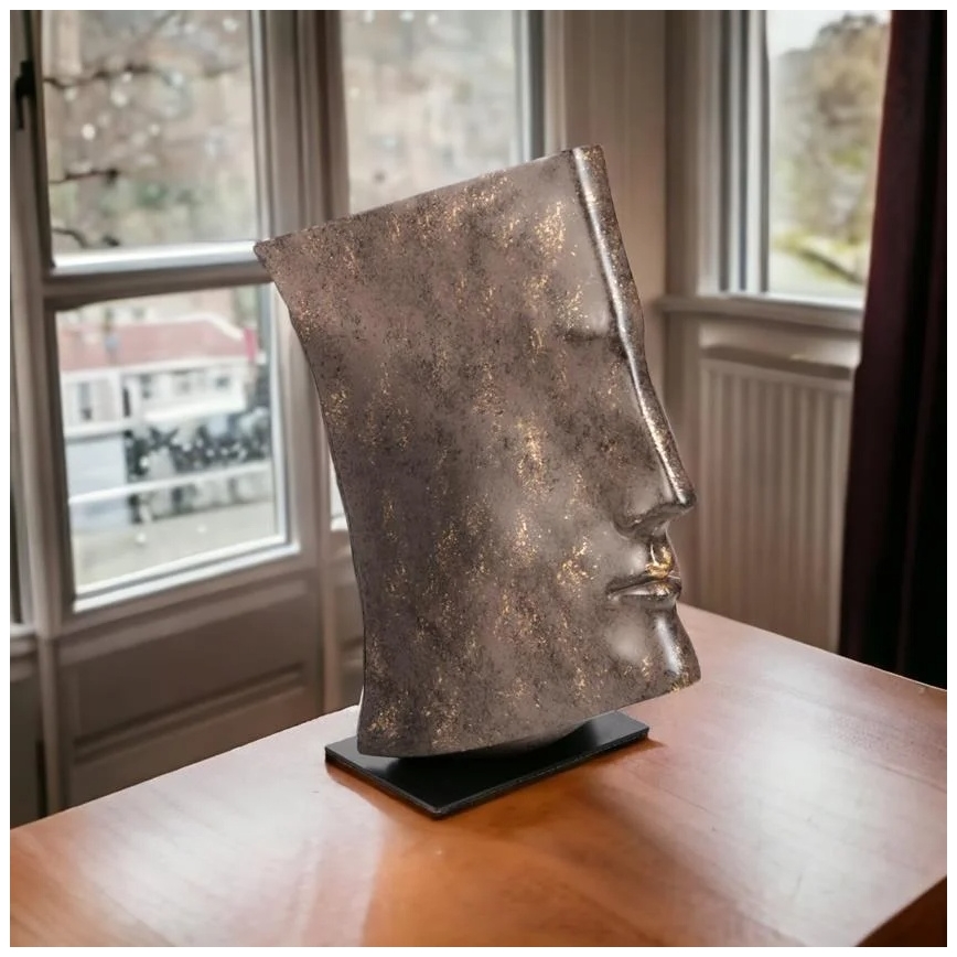Stolní dekorace 35x16x25 cm pryskyřice/měděná