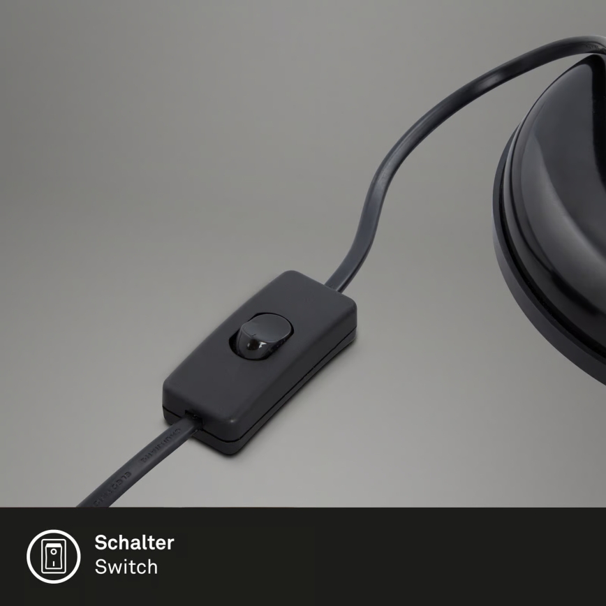 Stolní lampa 1xE14/25W/230V černá