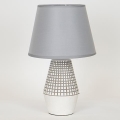 Stolní lampa 1xE14/40W/230V bílá/šedá