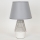 Stolní lampa 1xE14/40W/230V bílá/šedá