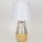 Stolní lampa 1xE14/40W/230V bílá/zlatá