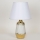 Stolní lampa 1xE14/40W/230V bílá/zlatá