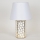 Stolní lampa 1xE14/40W/230V bílá/zlatá